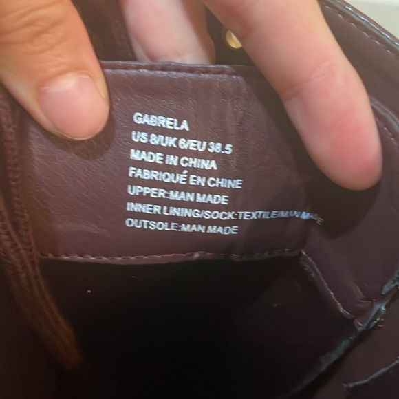 Womens New Shoedazzle Gabrela Lace-Up Flat Boot Color: Oxblood - Picture 12 of 14